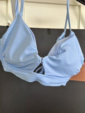 Shade & Shore Blue Bikini Top